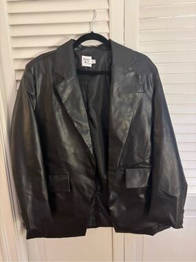 Princess Polly leather blazer